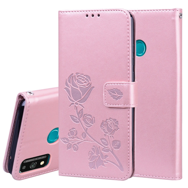 Rose Embossed Horizontal Flip PU Leather Case with Holder & Card Slots & Wallet, For Huawei Y6p, For Huawei Honor 9X Lite, For Samsung Galaxy A21s, For Samsung Galaxy M51