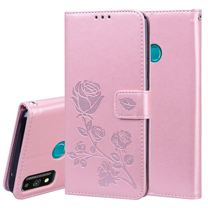 Rose Embossed Horizontal Flip PU Leather Case with Holder & Card Slots & Wallet, For Huawei Y6p, For Huawei Honor 9X Lite, For Samsung Galaxy A21s, For Samsung Galaxy M51