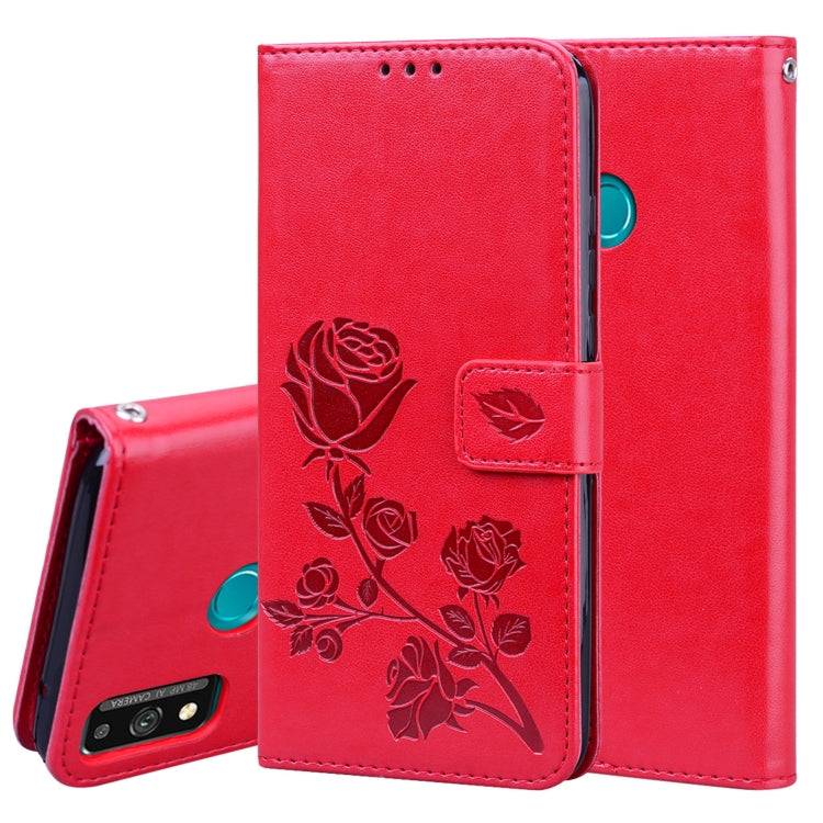 Rose Embossed Horizontal Flip PU Leather Case with Holder & Card Slots & Wallet, For Huawei Y6p, For Huawei Honor 9X Lite, For Samsung Galaxy A21s, For Samsung Galaxy M51