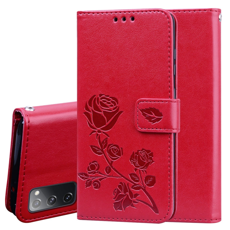Rose Embossed Horizontal Flip PU Leather Case with Holder & Card Slots & Wallet, For Samsung Galaxy S20 FE 5G, For Xiaomi Redmi 9, For Xiaomi Redmi 9A, For Xiaomi Redmi 9C