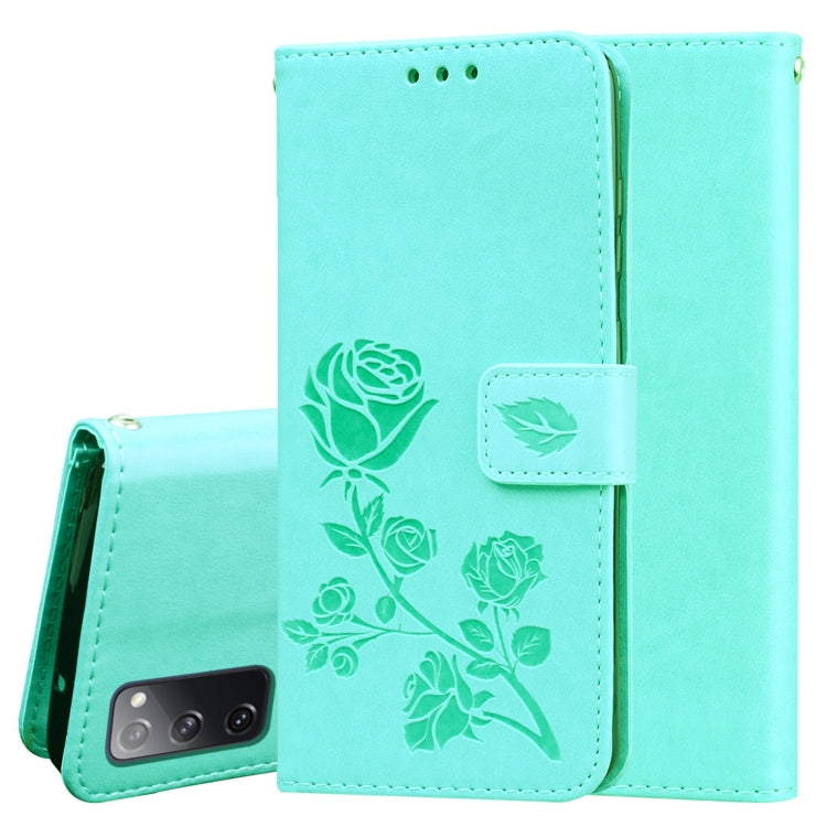 Rose Embossed Horizontal Flip PU Leather Case with Holder & Card Slots & Wallet, For Samsung Galaxy S20 FE 5G, For Xiaomi Redmi 9, For Xiaomi Redmi 9A, For Xiaomi Redmi 9C