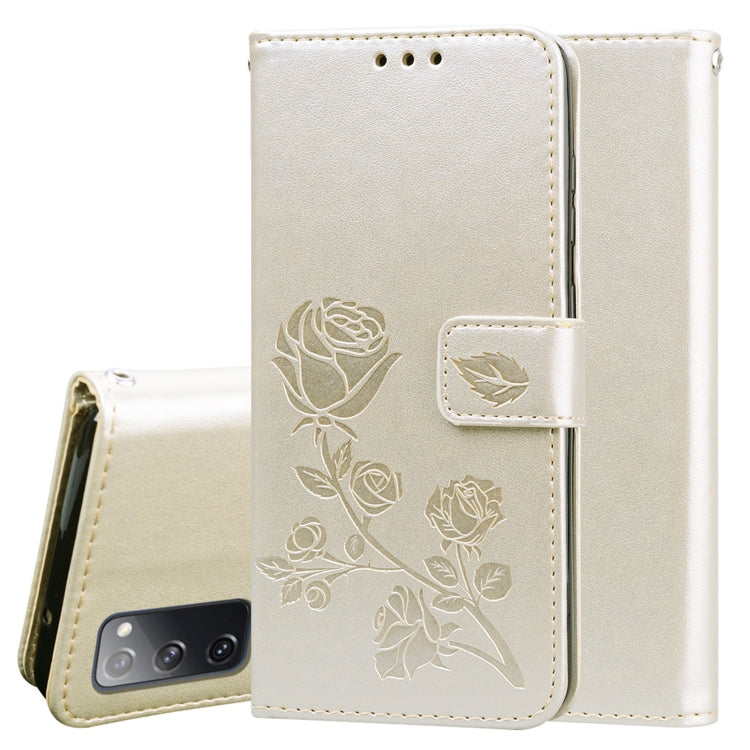 Rose Embossed Horizontal Flip PU Leather Case with Holder & Card Slots & Wallet, For Samsung Galaxy S20 FE 5G, For Xiaomi Redmi 9, For Xiaomi Redmi 9A, For Xiaomi Redmi 9C