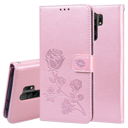 Rose Embossed Horizontal Flip PU Leather Case with Holder & Card Slots & Wallet, For Samsung Galaxy S20 FE 5G, For Xiaomi Redmi 9, For Xiaomi Redmi 9A, For Xiaomi Redmi 9C