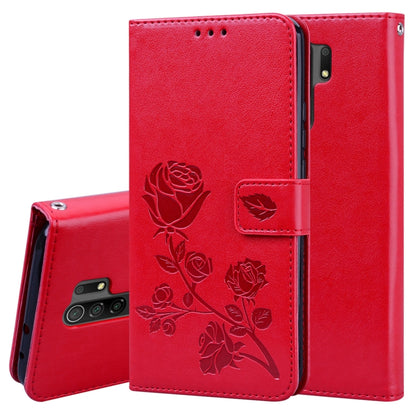 Rose Embossed Horizontal Flip PU Leather Case with Holder & Card Slots & Wallet, For Samsung Galaxy S20 FE 5G, For Xiaomi Redmi 9, For Xiaomi Redmi 9A, For Xiaomi Redmi 9C