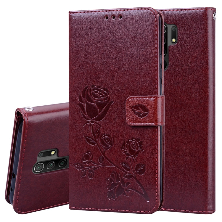 Rose Embossed Horizontal Flip PU Leather Case with Holder & Card Slots & Wallet, For Samsung Galaxy S20 FE 5G, For Xiaomi Redmi 9, For Xiaomi Redmi 9A, For Xiaomi Redmi 9C