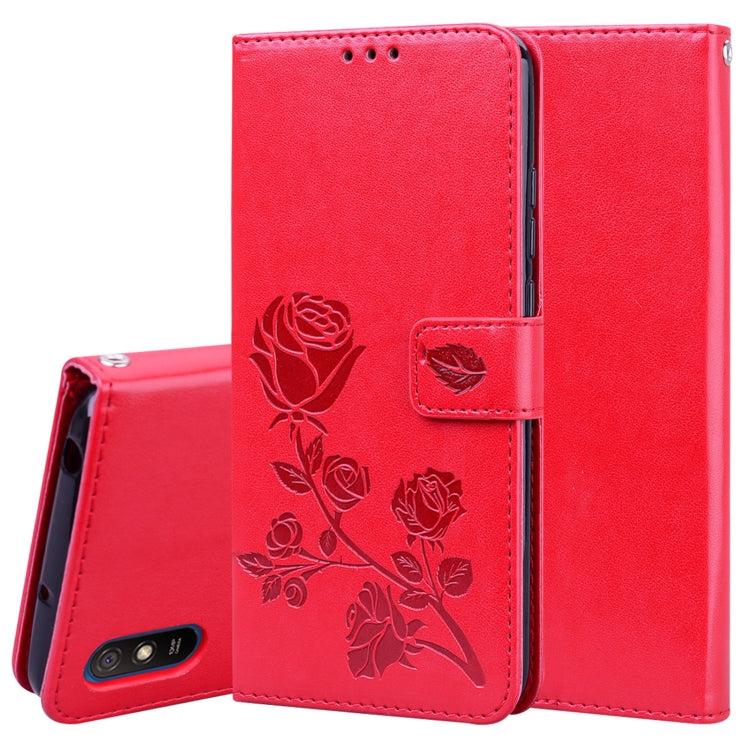 Rose Embossed Horizontal Flip PU Leather Case with Holder & Card Slots & Wallet, For Samsung Galaxy S20 FE 5G, For Xiaomi Redmi 9, For Xiaomi Redmi 9A, For Xiaomi Redmi 9C