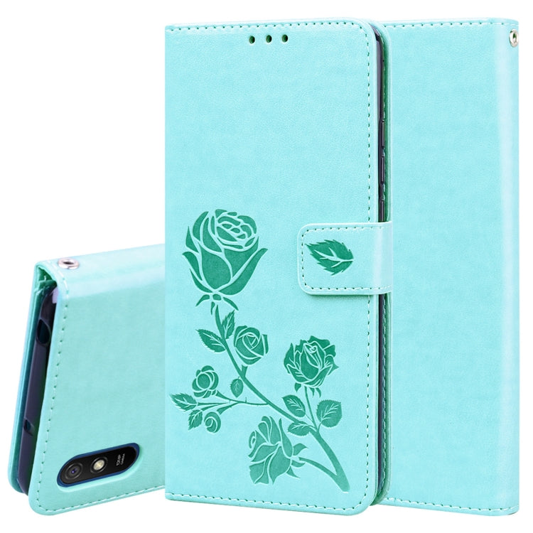 Rose Embossed Horizontal Flip PU Leather Case with Holder & Card Slots & Wallet, For Samsung Galaxy S20 FE 5G, For Xiaomi Redmi 9, For Xiaomi Redmi 9A, For Xiaomi Redmi 9C