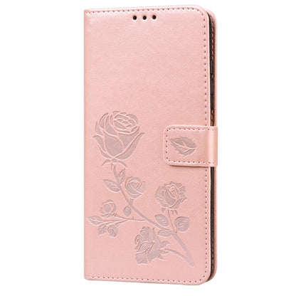 Rose Embossed Horizontal Flip PU Leather Case with Holder & Card Slots & Wallet, For Xiaomi Poco X3 NFC