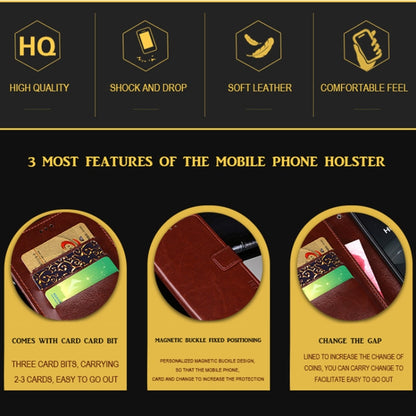 idewei Crazy Horse Texture Horizontal Flip Leather Case with Holder & Card Slots & Wallet, For Nokia 2.4, For Nokia 8.3 5G, For Infinix Hot 10