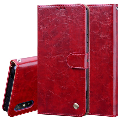 Business Style Oil Wax Texture Horizontal Flip Leather Case, with Holder & Card Slots & Wallet, For Xiaomi Redmi 9, For Xiaomi Redmi 9A, For Xiaomi Redmi 9C, For Xiaomi Poco X3 NFC