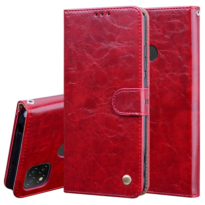 Business Style Oil Wax Texture Horizontal Flip Leather Case, with Holder & Card Slots & Wallet, For Xiaomi Redmi 9, For Xiaomi Redmi 9A, For Xiaomi Redmi 9C, For Xiaomi Poco X3 NFC