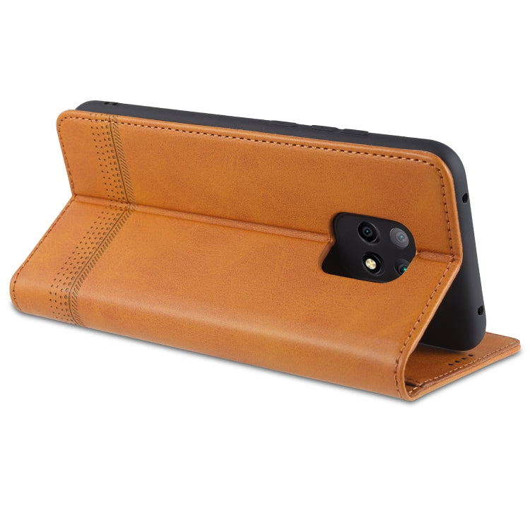 AZNS Magnetic Calf Texture Horizontal Flip Leather Case with Card Slots & Holder & Wallet, For Xiaomi Redmi 10X 5G, For Xiaomi Mi 10T / 10T Pro / Redmi K30s, For Xiaomi Redmi Note 9 Pro / Note 9s, For Xiaomi Mi 10 Lite