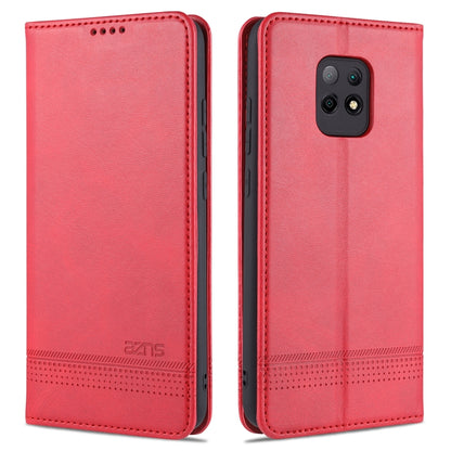 AZNS Magnetic Calf Texture Horizontal Flip Leather Case with Card Slots & Holder & Wallet, For Xiaomi Redmi 10X 5G, For Xiaomi Mi 10T / 10T Pro / Redmi K30s, For Xiaomi Redmi Note 9 Pro / Note 9s, For Xiaomi Mi 10 Lite
