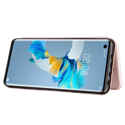 Carbon Fiber Texture Magnetic Horizontal Flip TPU + PC + PU Leather Case with Card Slot, For Huawei Mate 40, For vivo V20 Pro 5G, For Samsung Galaxy S21 Ultra 5G, For LG K52 / K62