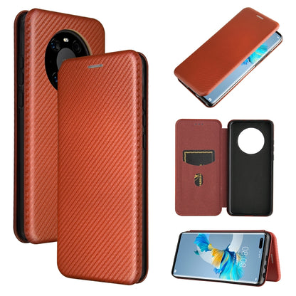 Carbon Fiber Texture Magnetic Horizontal Flip TPU + PC + PU Leather Case with Card Slot, For Motorola One 5G / Moto G 5G Plus, For Huawei Mate 40 Pro, For OnePlus Nord N10 5G, For OnePlus Nord N100