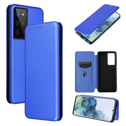 Carbon Fiber Texture Magnetic Horizontal Flip TPU + PC + PU Leather Case with Card Slot, For Huawei Mate 40, For vivo V20 Pro 5G, For Samsung Galaxy S21 Ultra 5G, For LG K52 / K62