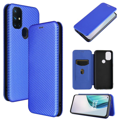 Carbon Fiber Texture Magnetic Horizontal Flip TPU + PC + PU Leather Case with Card Slot, For Motorola One 5G / Moto G 5G Plus, For Huawei Mate 40 Pro, For OnePlus Nord N10 5G, For OnePlus Nord N100