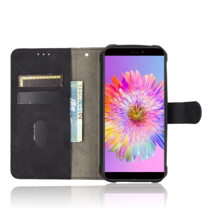 Solid Color Skin Feel Magnetic Buckle Horizontal Flip Calf Texture PU Leather Case with Holder & Card Slots & Wallet, For Oukitel WP5