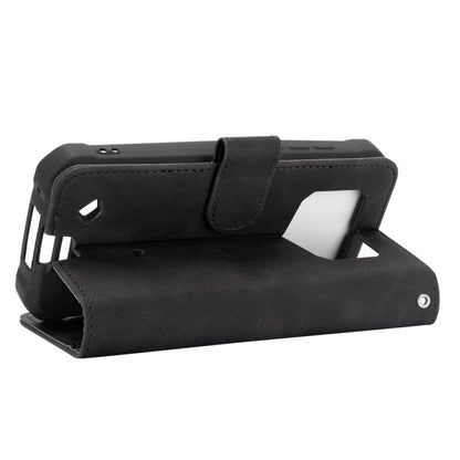 Solid Color Skin Feel Magnetic Buckle Horizontal Flip Calf Texture PU Leather Case with Holder & Card Slots & Wallet, For Oukitel WP5