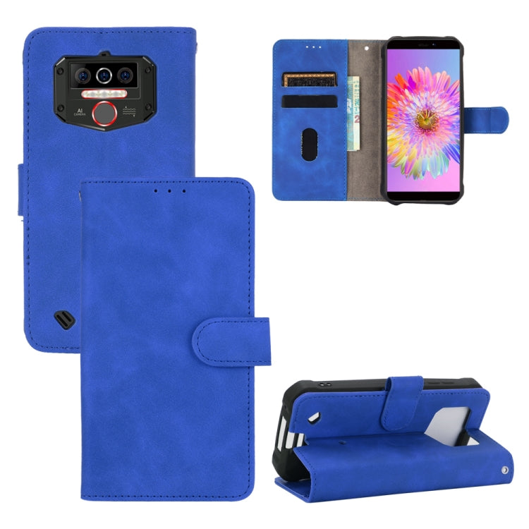 Solid Color Skin Feel Magnetic Buckle Horizontal Flip Calf Texture PU Leather Case with Holder & Card Slots & Wallet, For Oukitel WP5
