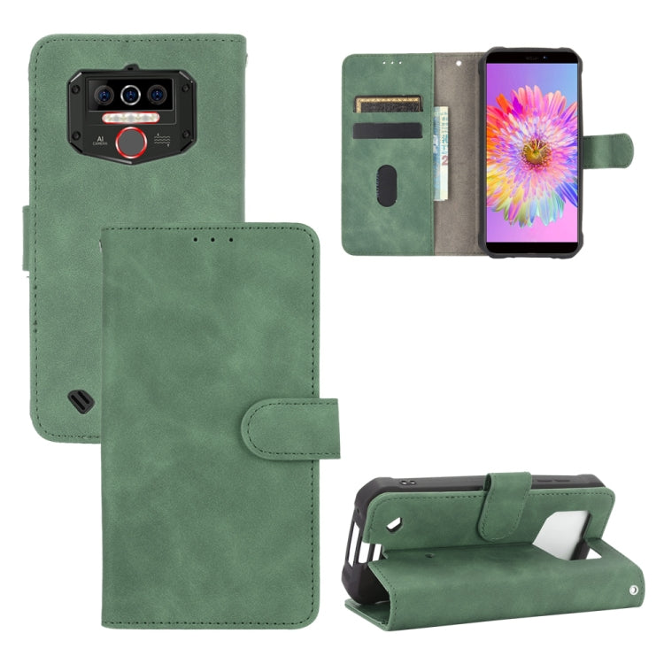 Solid Color Skin Feel Magnetic Buckle Horizontal Flip Calf Texture PU Leather Case with Holder & Card Slots & Wallet, For Oukitel WP5