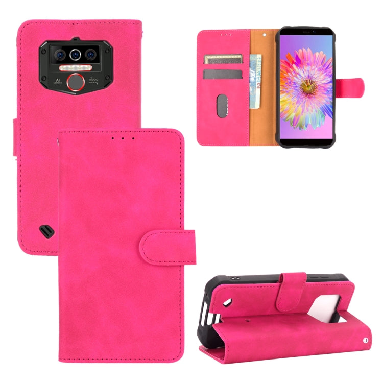 Solid Color Skin Feel Magnetic Buckle Horizontal Flip Calf Texture PU Leather Case with Holder & Card Slots & Wallet, For Oukitel WP5
