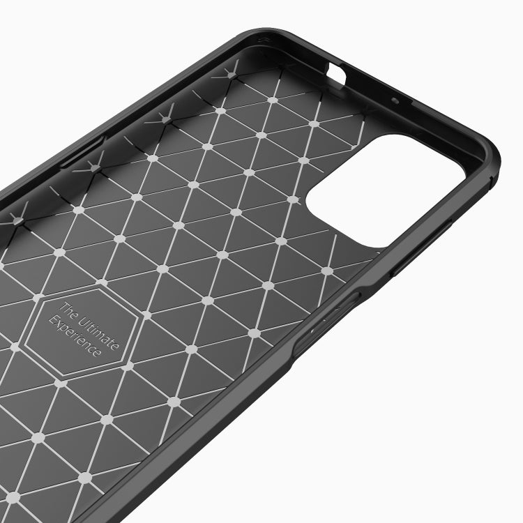 Brushed Texture Carbon Fiber TPU Case, For Motorola Moto G9 Plus, For Motorola One Fusion