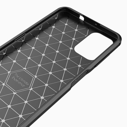 Brushed Texture Carbon Fiber TPU Case, For Motorola Moto G9 Plus, For Motorola One Fusion