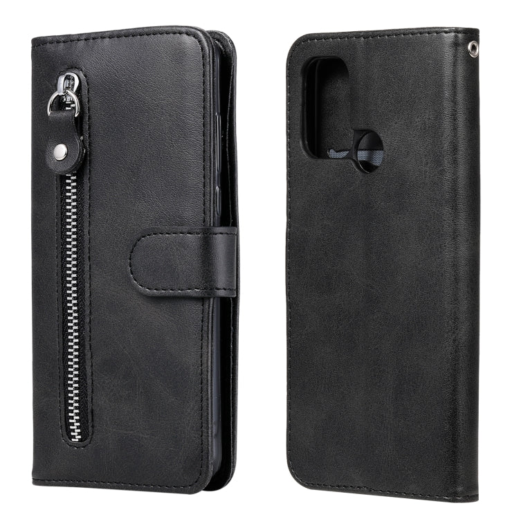 Fashion Calf Texture Zipper Horizontal Flip Leather Case with Holder & Card Slots & Wallet, For OPPO A9 (2020) / A5 (2020), For OPPO A52 / A72 / A92, For OPPO A53 / A53S / A32 / A33, For OPPO Realme 7 Pro