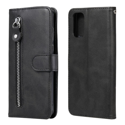 Fashion Calf Texture Zipper Horizontal Flip Leather Case with Holder & Card Slots & Wallet, For OPPO A9 (2020) / A5 (2020), For OPPO A52 / A72 / A92, For OPPO A53 / A53S / A32 / A33, For OPPO Realme 7 Pro