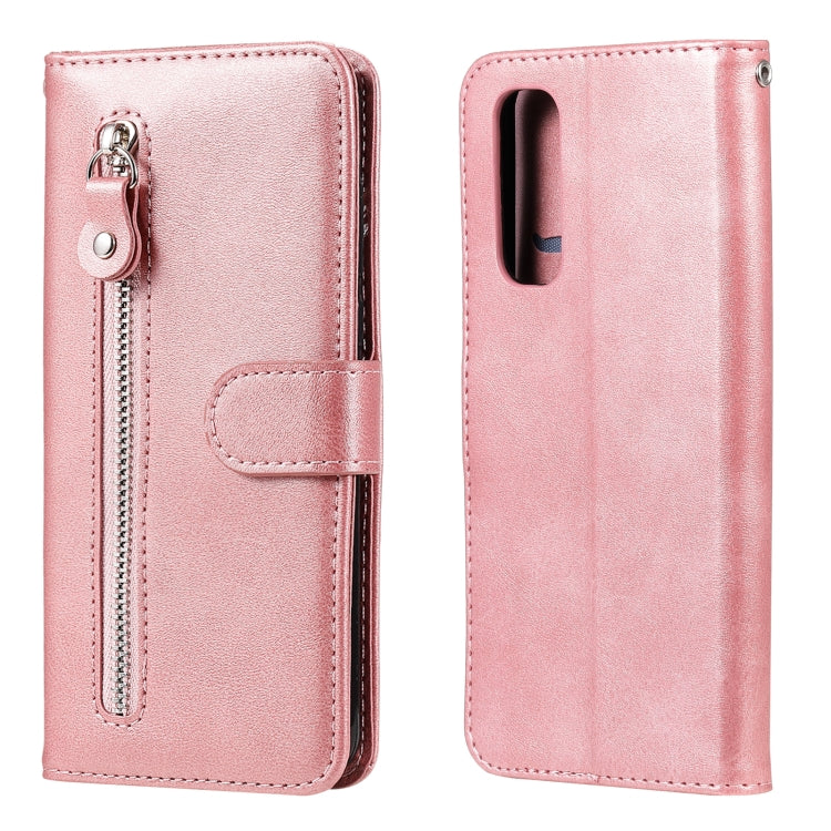 Fashion Calf Texture Zipper Horizontal Flip Leather Case with Holder & Card Slots & Wallet, For OPPO Realme 7, For OPPO Realme C11, For OPPO Realme C15 / C12, For OPPO Reno4 Pro 5G