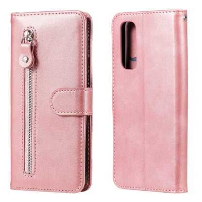 Fashion Calf Texture Zipper Horizontal Flip Leather Case with Holder & Card Slots & Wallet, For OPPO Realme 7, For OPPO Realme C11, For OPPO Realme C15 / C12, For OPPO Reno4 Pro 5G
