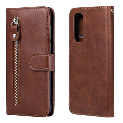 Fashion Calf Texture Zipper Horizontal Flip Leather Case with Holder & Card Slots & Wallet, For OPPO Realme 7, For OPPO Realme C11, For OPPO Realme C15 / C12, For OPPO Reno4 Pro 5G