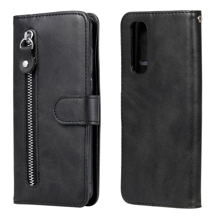 Fashion Calf Texture Zipper Horizontal Flip Leather Case with Holder & Card Slots & Wallet, For OPPO Realme 7, For OPPO Realme C11, For OPPO Realme C15 / C12, For OPPO Reno4 Pro 5G