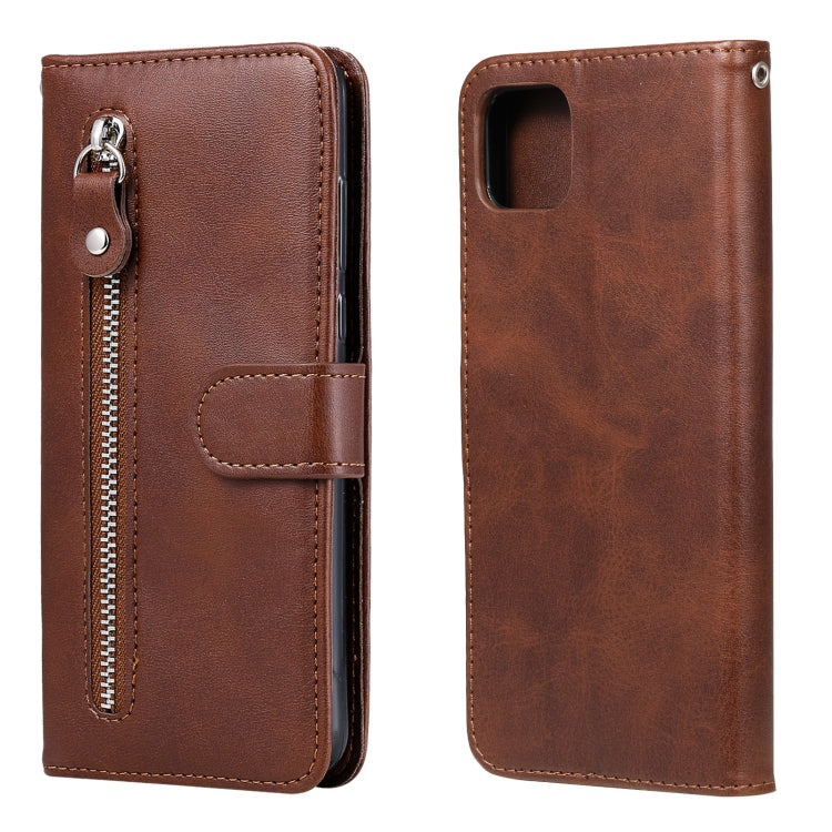 Fashion Calf Texture Zipper Horizontal Flip Leather Case with Holder & Card Slots & Wallet, For OPPO Realme 7, For OPPO Realme C11, For OPPO Realme C15 / C12, For OPPO Reno4 Pro 5G