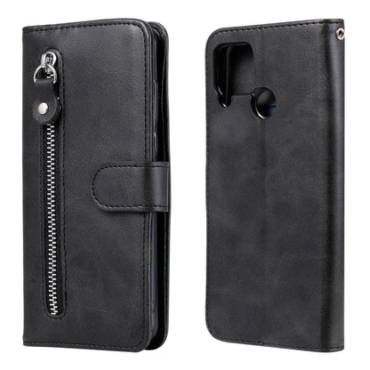 Fashion Calf Texture Zipper Horizontal Flip Leather Case with Holder & Card Slots & Wallet, For OPPO Realme 7, For OPPO Realme C11, For OPPO Realme C15 / C12, For OPPO Reno4 Pro 5G