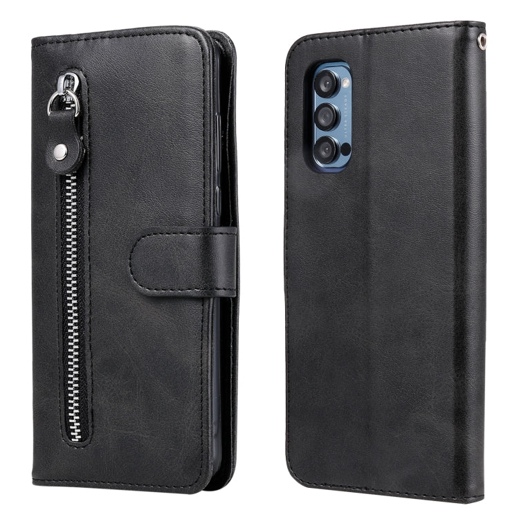 Fashion Calf Texture Zipper Horizontal Flip Leather Case with Holder & Card Slots & Wallet, For OPPO Realme 7, For OPPO Realme C11, For OPPO Realme C15 / C12, For OPPO Reno4 Pro 5G