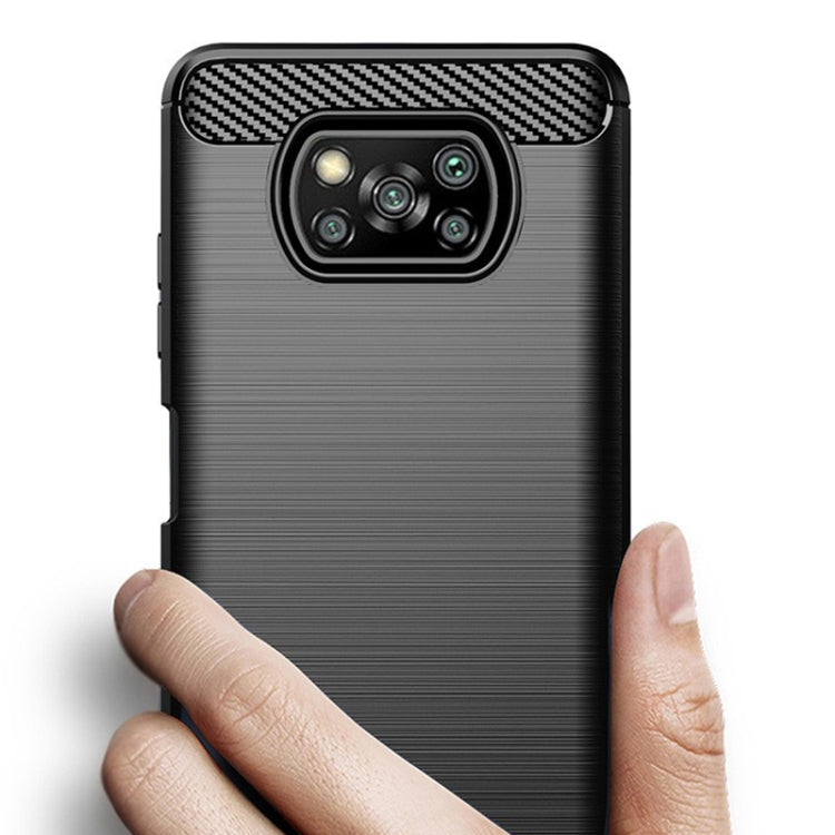 Brushed Texture Carbon Fiber TPU Case, For Xiaomi Mi 10T Pro 5G, For Xiaomi Mi 10 Ultra, For Xiaomi Mi 10T Lite 5G, For Xiaomi Poco C3, For Xiaomi Poco X3 NFC, For Xiaomi Redmi 9A, For Xiaomi Redmi 9C, For Xiaomi Redmi K30 Ultra