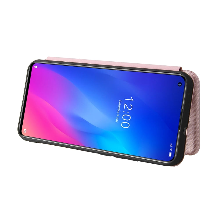 Carbon Fiber Texture Magnetic Horizontal Flip TPU + PC + PU Leather Case with Card Slot, For DOOGEE N30, For Fujitsu Arrows NX9 F-52A, For Oukitel WP5 / WP5 Pro, For Motorola Moto G9 Power, For LG K92 5G
