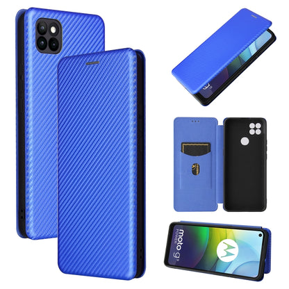 Carbon Fiber Texture Magnetic Horizontal Flip TPU + PC + PU Leather Case with Card Slot, For DOOGEE N30, For Fujitsu Arrows NX9 F-52A, For Oukitel WP5 / WP5 Pro, For Motorola Moto G9 Power, For LG K92 5G