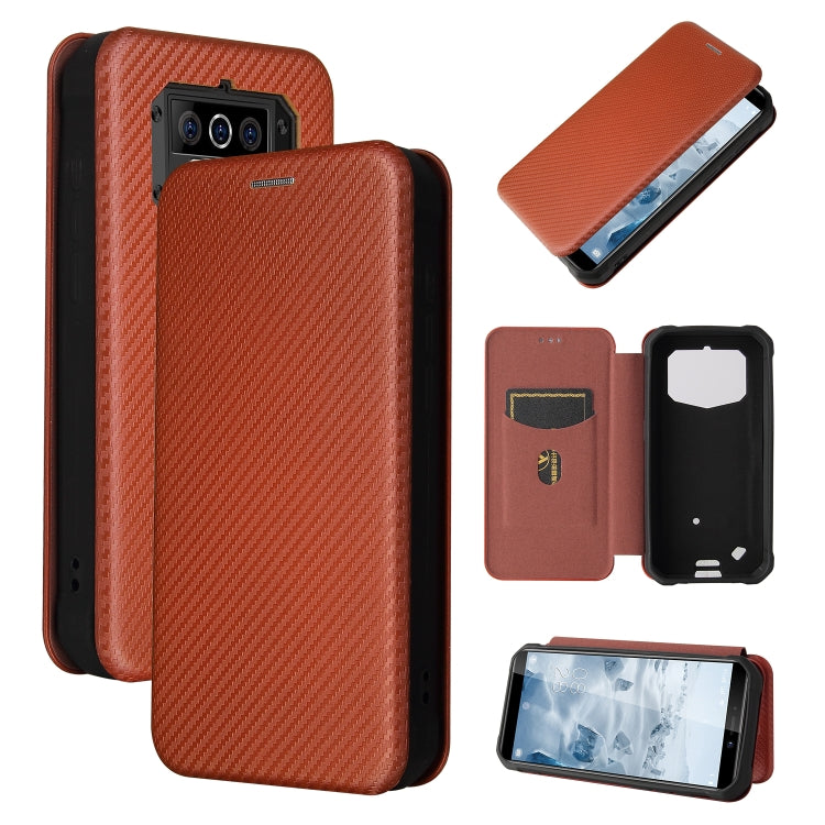 Carbon Fiber Texture Magnetic Horizontal Flip TPU + PC + PU Leather Case with Card Slot, For DOOGEE N30, For Fujitsu Arrows NX9 F-52A, For Oukitel WP5 / WP5 Pro, For Motorola Moto G9 Power, For LG K92 5G