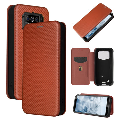 Carbon Fiber Texture Magnetic Horizontal Flip TPU + PC + PU Leather Case with Card Slot, For DOOGEE N30, For Fujitsu Arrows NX9 F-52A, For Oukitel WP5 / WP5 Pro, For Motorola Moto G9 Power, For LG K92 5G