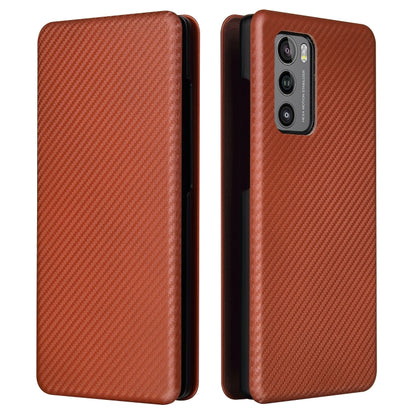 Carbon Fiber Texture Magnetic Horizontal Flip TPU + PC + PU Leather Case with Card Slot, For LG Wing 5G, For LG Wing 5G with Buckle, For OPPO A72 5G, For OPPO A15, For Motorola Moto  G9 Power