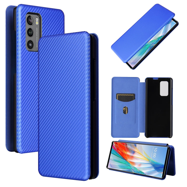 Carbon Fiber Texture Magnetic Horizontal Flip TPU + PC + PU Leather Case with Card Slot, For LG Wing 5G, For LG Wing 5G with Buckle, For OPPO A72 5G, For OPPO A15, For Motorola Moto  G9 Power
