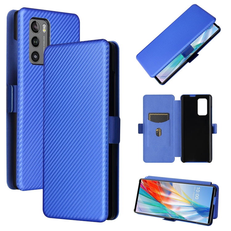 Carbon Fiber Texture Magnetic Horizontal Flip TPU + PC + PU Leather Case with Card Slot, For LG Wing 5G, For LG Wing 5G with Buckle, For OPPO A72 5G, For OPPO A15, For Motorola Moto  G9 Power