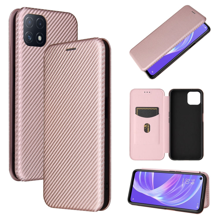 Carbon Fiber Texture Magnetic Horizontal Flip TPU + PC + PU Leather Case with Card Slot, For LG Wing 5G, For LG Wing 5G with Buckle, For OPPO A72 5G, For OPPO A15, For Motorola Moto  G9 Power