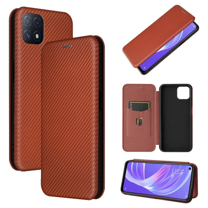 Carbon Fiber Texture Magnetic Horizontal Flip TPU + PC + PU Leather Case with Card Slot, For LG Wing 5G, For LG Wing 5G with Buckle, For OPPO A72 5G, For OPPO A15, For Motorola Moto  G9 Power