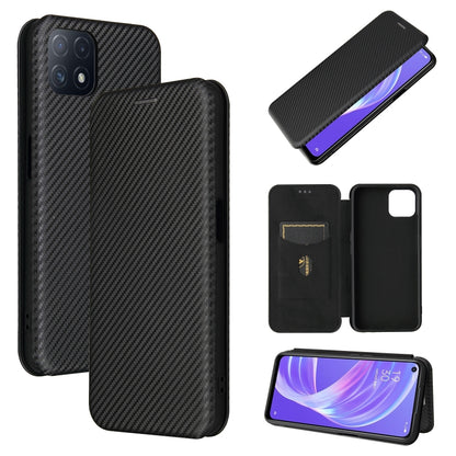 Carbon Fiber Texture Magnetic Horizontal Flip TPU + PC + PU Leather Case with Card Slot, For LG Wing 5G, For LG Wing 5G with Buckle, For OPPO A72 5G, For OPPO A15, For Motorola Moto  G9 Power
