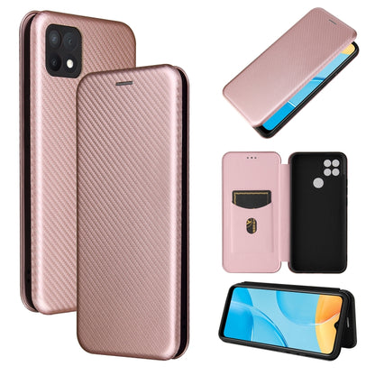 Carbon Fiber Texture Magnetic Horizontal Flip TPU + PC + PU Leather Case with Card Slot, For LG Wing 5G, For LG Wing 5G with Buckle, For OPPO A72 5G, For OPPO A15, For Motorola Moto  G9 Power