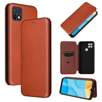 Carbon Fiber Texture Magnetic Horizontal Flip TPU + PC + PU Leather Case with Card Slot, For LG Wing 5G, For LG Wing 5G with Buckle, For OPPO A72 5G, For OPPO A15, For Motorola Moto  G9 Power
